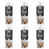 6X 151 Clear Lacquer Spray Paint 400ml Spray Paint